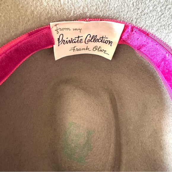 Frank Olive Vintage Fur Felt Hat - Picture 4 of 9